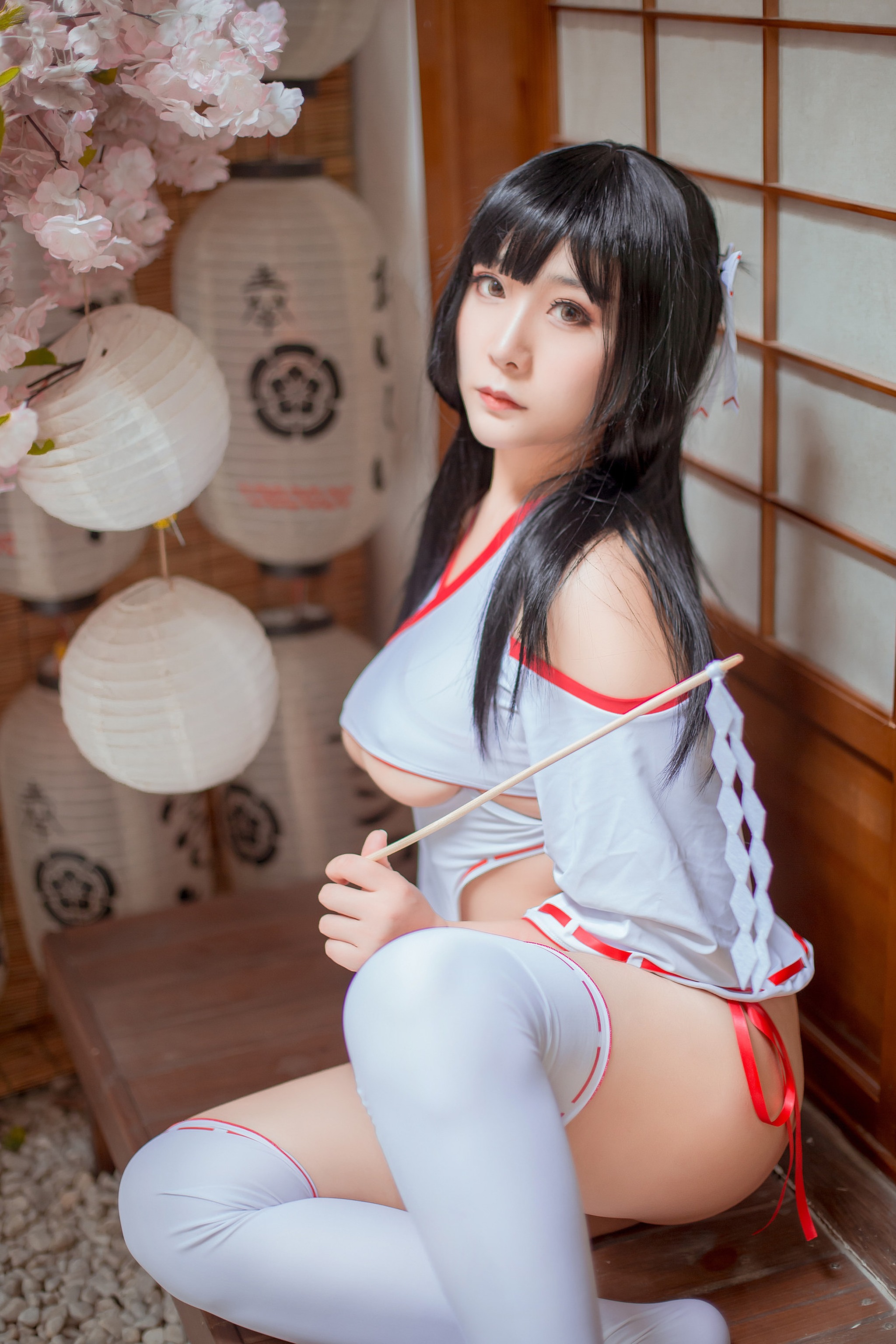 图片[1]-三刀刀miido – NO.040 巫女 [42P]-XikXak
